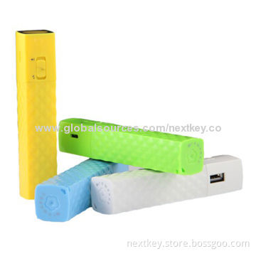2,600mAh Mascara Cream Portable Power Banks for iPhone, 2-3 Hours Charging Time